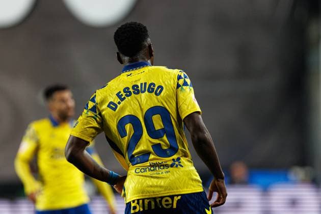 Dario Essugo seen during LaLiga EA SPORTS game between teams of Rayo Vallecano and UD Las Palmas at Estadio de Vallecas (Maciej Rogowski) Madrid Estadio de Vallecas Spain Copyright: xMaciejxRogowskix rayolaspalmas-146