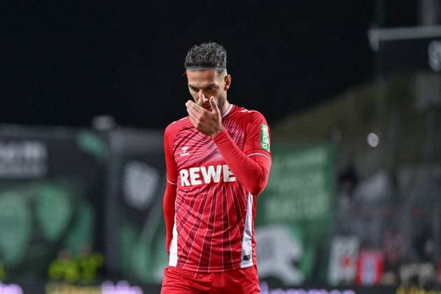 22 11 2024, Football, 2 Bundesliga, Matchday 13 Season 2024 2025, Preußen Münster 1 FC Köln, Tim Lemperle 1 FC Köln xRHR PHOTO TKx Copyright: RHR-FOTOx RHR-FOTO TK