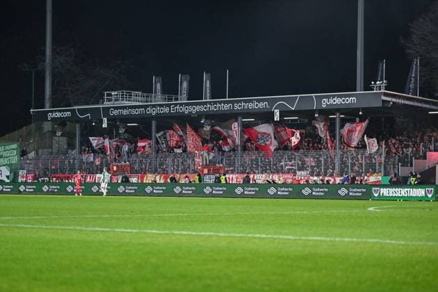 22 11 2024, Football, 2 Bundesliga, Matchday 13 Season 2024 2025, Preußen Münster 1 FC Köln, Guest fans 1 FC Köln xRHR PHOTO TKx Copyright: RHR-FOTOx RHR-FOTO TK