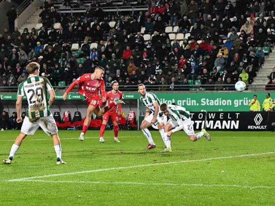 Tim Lemperle 1 FC Koeln goal for 0 1 during the 2 Bundesliga match between Preußen Münster and 1 FC Köln at Preußenstadion on November 22, 2024 in Münster, Germany Photo by Ralf Treese DeFodi Images Tim Lemperle 1 FC Koeln scores his team™s first goal during the 2 Bundesliga match between Preußen Münster and 1 FC Köln at Preußenstadion on November 22, 2024 in Münster, Germany Photo by Ralf Treese DeFodi Images DFB DFL REGULATIONS PROHIBIT ANY USE OF PHOTOGRAPHS AS IMAGE SEQUENCES AND OR QUASI VIDEO Defodi 521 SCPKOE20241122 034 Defodi-521 not used in POL SRB CRO FRA GBR NED ITA USA DFB DFL REGULATIONS PROHIBIT ANY USE OF PHOTOGRAPHS AS IMAGE SEQUENCES AND OR QUASI-VIDEO.