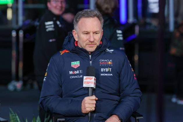Christian Horner Red Bull Racing CEO, Las Vegas Grand Prix, Motorsport, Men, Formula 1, Qualifying, 22 11 2024 Las Vegas Nevada USA Copyright: xkolbert-press ChristianxKolbertx