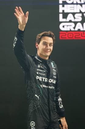 Winner of Qualifying, Pole Position, George Russell Mercedes AMG , Las Vegas Grand Prix, Motorsport, Men, Formula 1, Qualifying, 22 11 2024 Las Vegas Nevada USA Copyright: xkolbert-press ChristianxKolbertx
