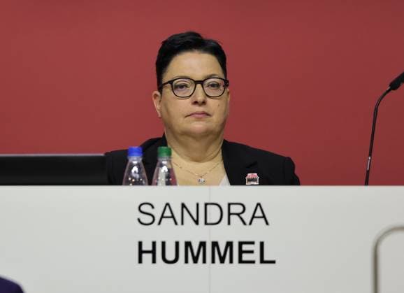 23 11 2024 Football season 2024 2025 2 Football Bundesliga General Meeting Annual General Meeting JHV 2024 Sportfoto Zink DaMa xdaxmax Sandra Hummel Member of the Supervisory Board 1 FC Nürnberg FCN pensive