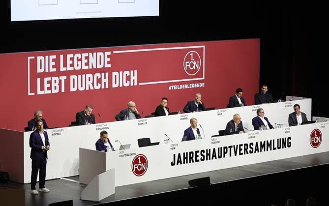23 11 2024 Football season 2024 2025 2 Football Bundesliga General Meeting Annual General Meeting JHV 2024 Sportfoto Zink DaMa xdaxmax Stefan Heim Chief Financial Officer for Accounting Controlling and Financial Accounting 1 FC Nürnberg FCN speaks to members