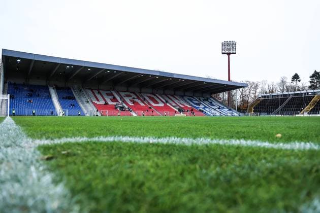 Sport, Football, Regionalliga West Season 2024 2025 16 Matchday KFC Uerdingen MSV Duisburg 23 11 2024, Grotenburg Stadion Das Grotenburg Stadion Krefeld Grotenburg Stadion Nordrhein Westfahlen Germany