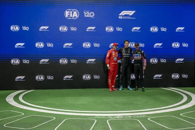 Las Vegas - 22-11-2024, Las Vegas Strip Circuit, George Russell at the Formula 1 United States of America Grand Prix 2024 Friday Formula 1 United States of America Grand Prix 2024 Friday  x26798628x Copyright: