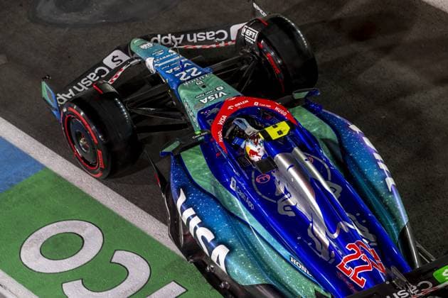 Las Vegas - 22-11-2024, Las Vegas Strip Circuit, Yuki Tsunoda at the Formula 1 United States of America Grand Prix 2024 Friday Formula 1 United States of America Grand Prix 2024 Friday  x26798663x Copyright: