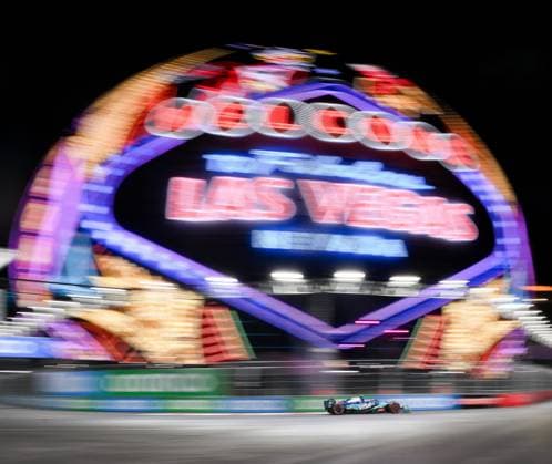 November 23, 2024, Las Vegas, Nevada, USA: Moments from the track with the stunning sphere during the Formula One Qualifying of the Las Vegas Grand Prix. Las Vegas USA - ZUMAo117 20241123_zsp_o117_045 Copyright: xMikaelxOnax