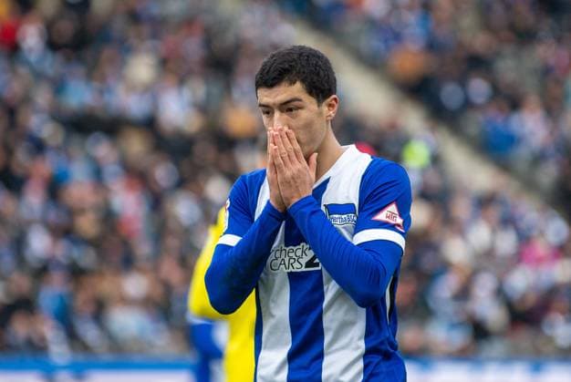 Soccer, Men, Season 2024 2025, 2 Bundesliga 13 Matchday , Hertha BSC SSV Ulm, Ibrahim Maza Hertha BSC , 23 11 2024, Copyright: xSebastianxRäppold MatthiasxKochx