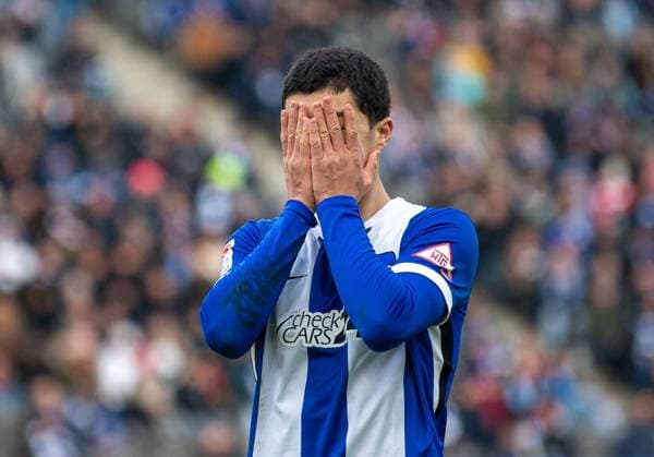 Soccer, Men, Season 2024 2025, 2 Bundesliga 13 Matchday , Hertha BSC SSV Ulm, Ibrahim Maza Hertha BSC , 23 11 2024, Copyright: xSebastianxRäppold MatthiasxKochx