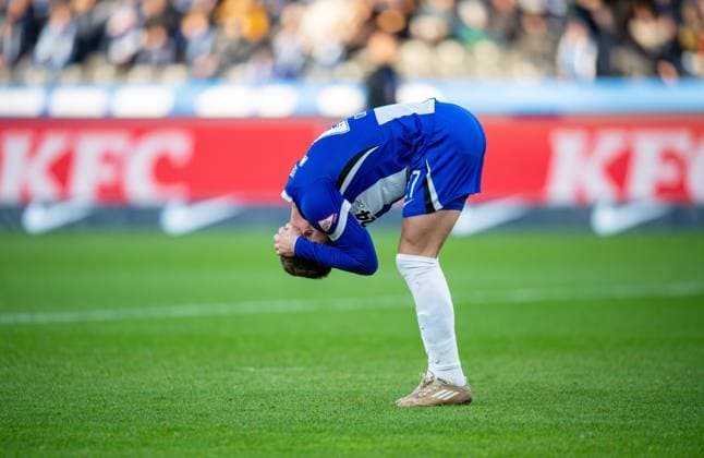 Soccer, Men, Season 2024 2025, 2 Bundesliga 13 Matchday , Hertha BSC SSV Ulm, Michael Cuisance Hertha BSC , 23 11 2024, Copyright: xSebastianxRäppold MatthiasxKochx