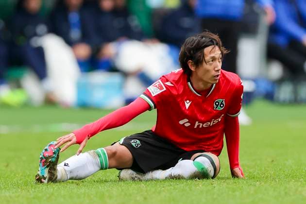 Sei Muroya Hannover 96 looks dejected, 2 Bundesliga, Hannover 96 vs SV Darmstadt 98, Heinz von Heiden Arena, November 23, 2024 in Hanover, Germany Photo by Marco Steinbrenner DeFodi Images Sei Muroya Hannover 96 looks dejected, 2 Bundesliga, Hannover 96 vs SV Darmstadt 98, Heinz von Heiden Arena, November 23, 2024 in Hanover, Germany Photo by Marco Steinbrenner DeFodi Images DFB DFL REGULATIONS PROHIBIT ANY USE OF PHOTOGRAPHS AS IMAGE SEQUENCES AND OR QUASI VIDEO Defodi 700 hannover darmstadt 20241123 072 Defodi-700 DFB DFL REGULATIONS PROHIBIT ANY USE OF PHOTOGRAPHS AS IMAGE SEQUENCES AND OR QUASI-VIDEO.