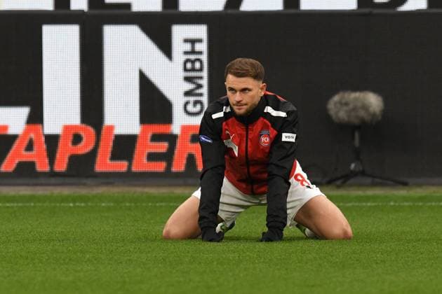 Leonardo Scienza 1 FC Heidenheim GER, Bayer 04 Leverkusen vs 1 FC Heidenheim, Football, Bundesliga, Matchday 11, Season 2024 2025, 23 11 2024 DFL REGULATES PROHIBIT ANY USE OF PHOTOGRAPHS AS IMAGE SEQUENCES AND OR QUASI VIDEO GER, Bayer 04 Leverkusen vs 1 FC Heidenheim, Football, Bundesliga, Matchday 11, Season 2024 2025, 23 11 2024 Leverkusen Copyright: xEibner-Pressefoto ThomasxThienelx EP_TTL