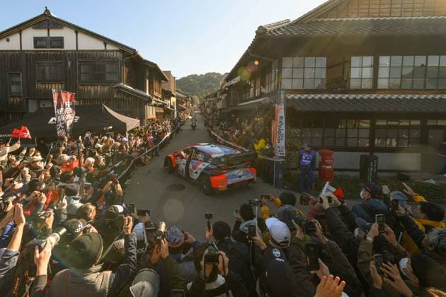 Bilder des Jahres 2024, Sport 11 November Sport Themen der Woche KW47 Sport Bilder des Tages Driver Thierry Neuville And Co-Driver Martijn Wydaeghe Of The Team Hyundai Shell Mobis World Rally Team,Hyundai I20 N Rally1 Hybrid,They Face 3rd The Day Of The Race During Fia World Rally Championship WRC, Motorsport Rallye, WM FORUM8 Rally Japan 2024 23 November, Okazaki Japan  Copyright: xLucaxBarsali IPAxSportx xipa-agex xx IPA_51811537 IPA_Agency_IPA51811537