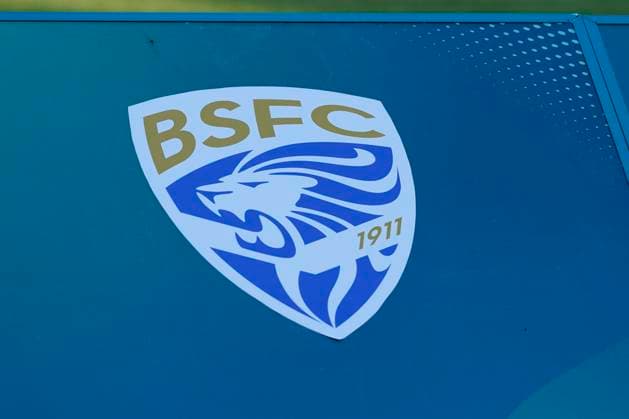 SS Juve Stabia v Brescia Calcio - Serie B Brescia Calcio logo during the Serie B match between SS Juve Stabia and Brescia Calcio at Stadio Romeo Menti Castellammare Di Stabia Italy on 23 November 2024. Castellammare Di Stabia Castellammare Di Stabia Italy  Copyright: xFrancoxRomanox originalFilename:romano-ssjuvest241123_npXs3.jpg