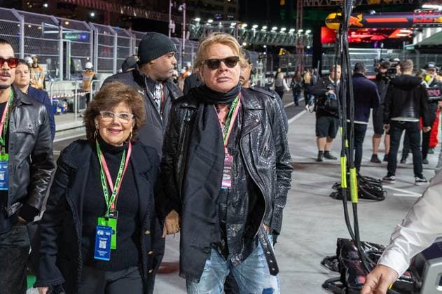Formula 1, GP Las Vegas, Celebrities