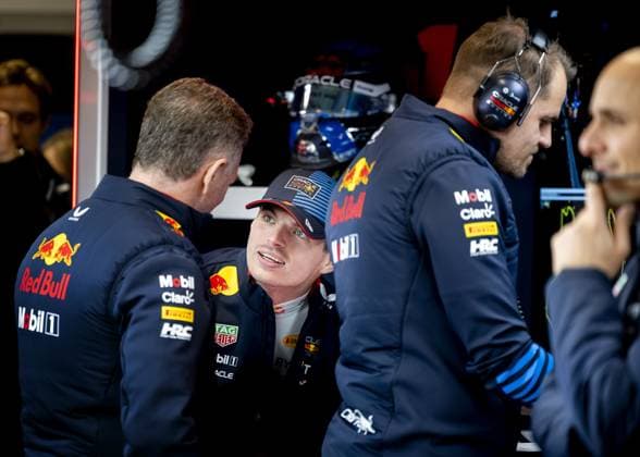 LAS VEGAS - Max Verstappen (Red Bull Racing) prior to the Las Vegas Grand Prix. ANP SEM VAN DER WAL xVIxANPxSportx xxANPxIVx 514142052 originalFilename: 514142052.jpg