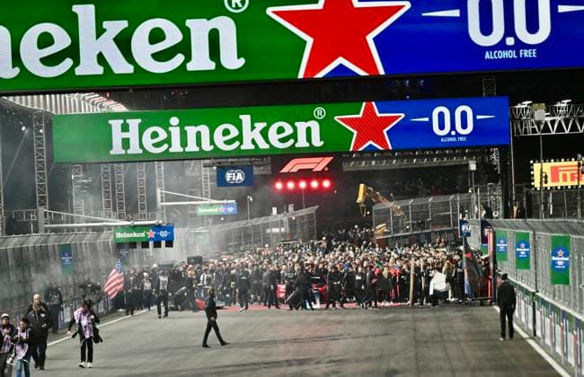 RECORD DATE NOT STATED Formula 1 heineken silver las vegas grand prix. (SPO) Formula 1 Heineken Silver Las Vegas Grand Prix. November 23, 2024, Las Vegas, Nevada, USA: Drivers are racing to decide the winner of the Formula 1 Las Vegas Grand Prix taking place at the Las Vegas Strip Circuit. Credit: this photo thenews2 (Foto: Niyi Fote Thenews2 imago images) SPO  Copyright: xNiyixFotex