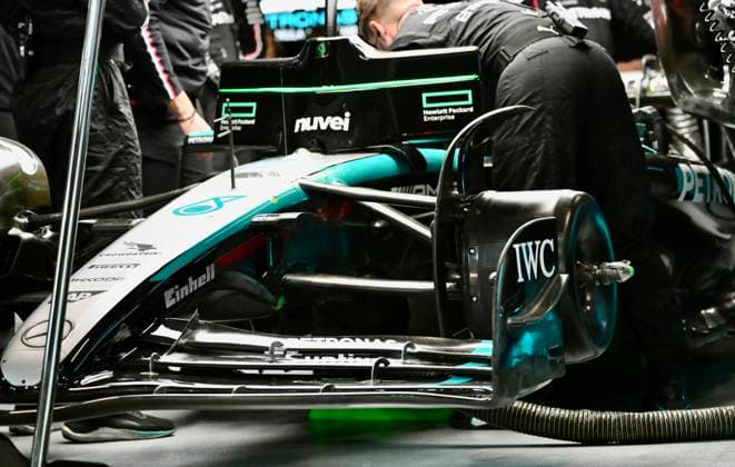 RECORD DATE NOT STATED Formula 1 heineken silver grande premio de las vegas. (spo) formula 1 heineken silver las vegas grand prix. 23 de novembro de 2024, las vegas, nevada, eua: os pilotos estao correndo para decidir o vencedor do formula 1 las vegas grand prix que acontece no circuito de las vegas strip. (foto: george russel da mercedes se preparando para a corrida) credito: niyi fote thenews2 (Foto: Niyi Fote Thenews2 imago images) SPO  Copyright: xNiyixFotex