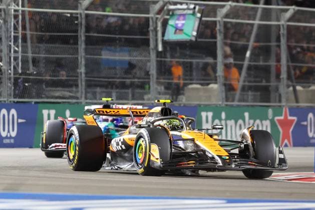 Lando Norris McLaren , Las Vegas Grand Prix, Motorsport, Men, Formula 1, Race, 23 11 2024 Las Vegas Nevada USA Copyright: xkolbert-press ChristianxKolbertx