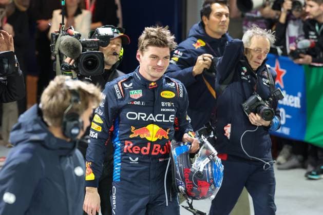 new and old world champion for the fourth time, Max Verstappen Red Bull , Las Vegas Grand Prix, Motorsport, Men, Formula 1, Race, 23 11 2024 Las Vegas Nevada USA Copyright: xkolbert-press ChristianxKolbertx