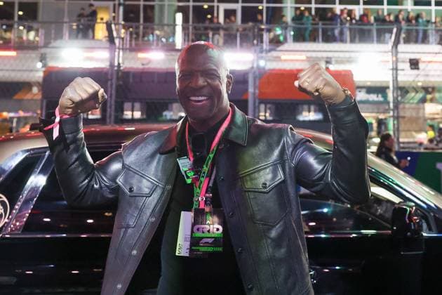 Actor Terry Crews, Grand Prix of Las Vegas, Motorsport, Men, Formula 1, Race, 23 11 2024 Las Vegas Nevada USA Copyright: xkolbert-press ChristianxKolbertx