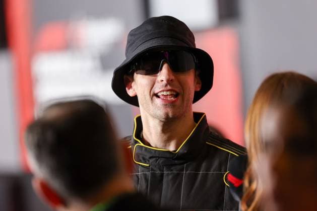 Basketball player Chris Brickley in the paddock, Paddock, Las Vegas Grand Prix, Motorsport, Men, Formula 1, Race, 23 11 2024 Las Vegas Nevada USA Copyright: xkolbert-press ChristianxKolbertx