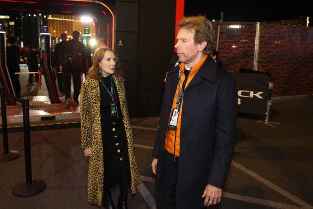 Movie producer Jerry Bruckheimer, Grand Prix of Las Vegas, Motorsport, Men, Formula 1, Race, 23 11 2024 Las Vegas Nevada USA Copyright: xkolbert-press ChristianxKolbertx