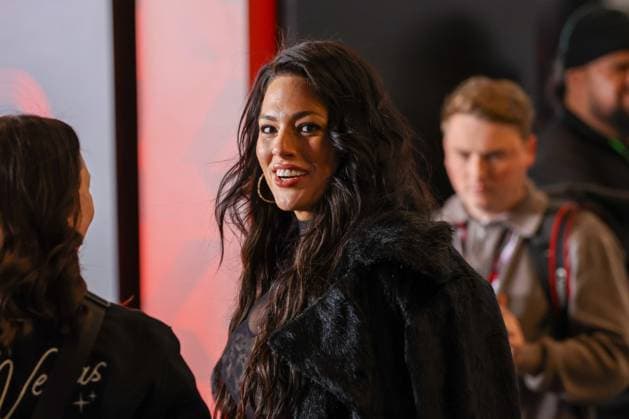 Model Ashley Graham, Las Vegas Grand Prix, Motorsport, Men, Formula 1, Race, 23 11 2024 Las Vegas Nevada USA Copyright: xkolbert-press ChristianxKolbertx