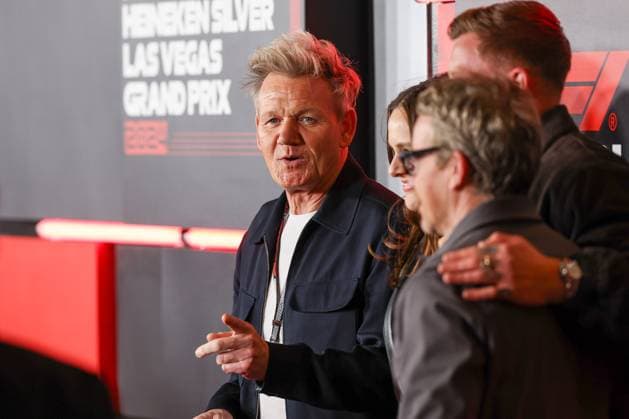 British restaurateur and chef, Gordon Ramsay, Las Vegas Grand Prix, motorsport, men, Formula 1, race, 23 11 2024 Las Vegas Nevada USA Copyright: xkolbert-press ChristianxKolbertx