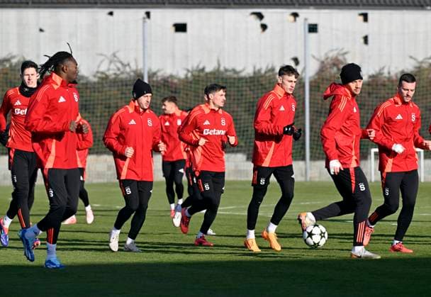 AC Sparta Praha players attend a training session before the UEFA Champions League, round 5, match AC Sparta Praha vs Atletico Madrid, in Prague, Czech Republic, on November 25, 2024. (CTKxPhoto KaterinaxSulova) CTKPhotoP2024112503508  CTKPhotoP2024112503508