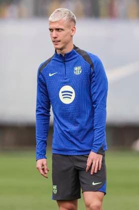 November 25, 2024, Sant Joan Despi, Barcelona, SPAIN: Dani Olmo during the training day of FC Barcelona, Barca ahead UEFA Champions League, football match against Stade Brestois 29 at Ciudad Esportiva Joan Gamper on November 25, 2024 in Sant Joan Despi, Barcelona, Spain. Sant Joan Despi SPAIN - ZUMAa181 20241125_zaa_a181_022 Copyright: xJavierxBorregox