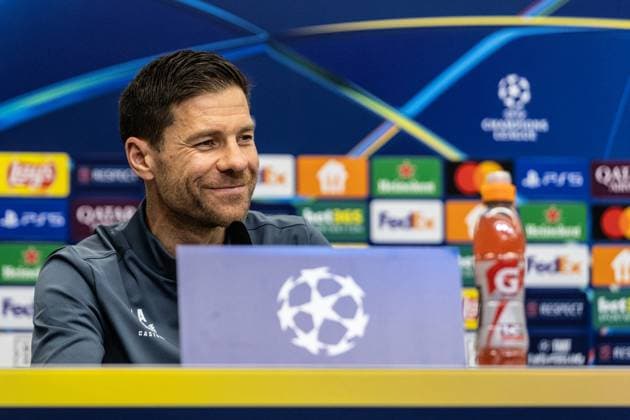 Football, CL, Bayer 04 Leverkusen, Press conference