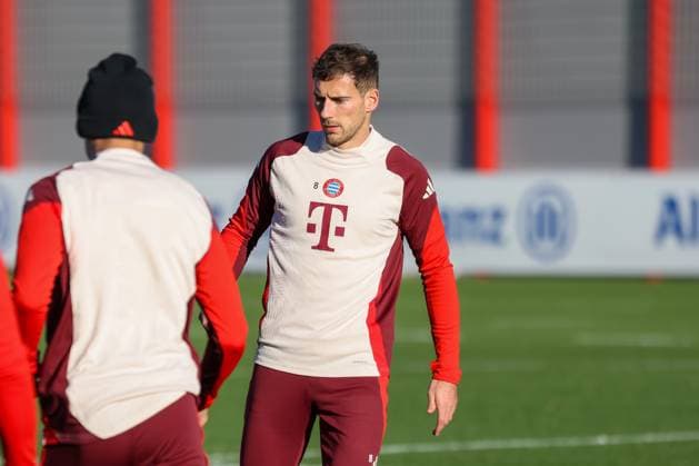 Leon Goretzka FC Bayern Muenchen, 08 at training, Ger, Final training, FC Bayern Muenchen, Football, UEFA Champions League, Matchday 5, 2024 2025 season, 25 11 2024, Ger, Final training, FC Bayern Muenchen, Football, UEFA Champions League, Matchday 5, 2024 2025 season, 25 11 2024 Muenchen Copyright: xEibner-Pressefoto JennixMaulx EP_JML