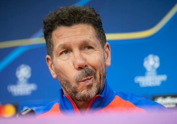 Diego Simeone coach of Atletico Madrid attends a press conference, PK, Pressekonferenz before the UEFA Champions League, round 5, match AC Sparta Praha vs Atletico Madrid, in Prague, Czech Republic, on November 25, 2024. (CTKxPhoto MichaelaxRihova) CTKPhotoP2024112506105  CTKPhotoP2024112506105