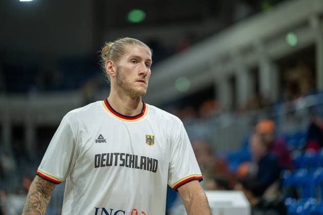 Dylan Osetkowski Germany, 28 , GER, Germany vs. Sweden, Basketball, International, Round 4, Matchday 4, Season 2024 2025, 25 11 2024, GER, Germany vs. Sweden, Basketball, International, Round 4, Matchday 4, Season 2024 2025, 25 11 2024 Heidelberg Copyright: xEibner-Pressefoto SaschaxWaltherx EP_EER