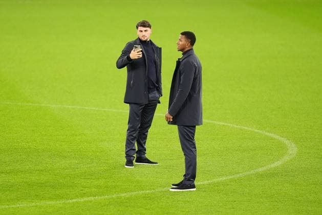 Football, CL, Feyenoord Rotterdam, Tour of the pitch