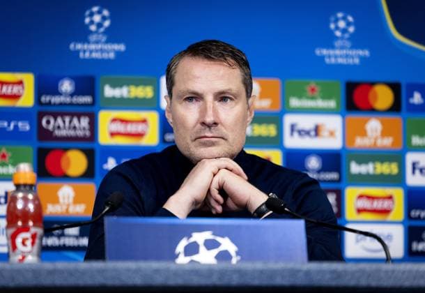Football, CL, Feyenoord Rotterdam, Press conference