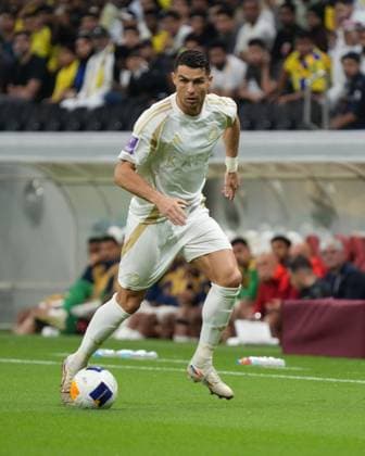 Al Gharafa vs Al Nassr, AFC Elite Champions League DOHA, QATAR - NOVEMBER 25: Cristiano Ronaldo of Al Nassr looks on in the AFC Elite Champions League match between Al Gharafa vs Al Nassr at the Al Bayt Stadium - Al Khor, on November 25, 2024 in Doha, Qatar (Photo by Samuello)