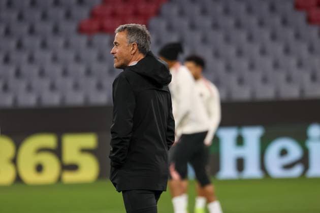 Luis Enrique Martinez Garcia Paris Saint Germain, PSG, Head Coach , Ger, Final training, Paris Saint Germain, PSG, Football, UEFA Champions League, Matchday 5, 2024 2025 season, 25 11 2024, Ger, Final training, Paris Saint Germain, PSG, Football, UEFA Champions League, Matchday 5, 2024 2025 season, 25 11 2024 Muenchen Copyright: xEibner-Pressefoto JennixMaulx EP_JML
