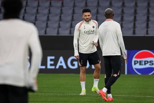 Goncalo Ramos Paris Saint Germain, PSG, 09 , Ger, Final training, Paris Saint Germain, PSG, Football, UEFA Champions League, Matchday 5, 2024 2025 season, 25 11 2024, Ger, Final training, Paris Saint Germain, PSG, Football, UEFA Champions League, Matchday 5, 2024 2025 season, 25 11 2024 Muenchen Copyright: xEibner-Pressefoto JennixMaulx EP_JML