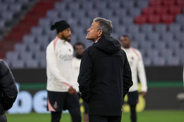Luis Enrique Martinez Garcia Paris Saint Germain, PSG, Head Coach , Ger, Final training, Paris Saint Germain, PSG, Football, UEFA Champions League, Matchday 5, 2024 2025 season, 25 11 2024, Ger, Final training, Paris Saint Germain, PSG, Football, UEFA Champions League, Matchday 5, 2024 2025 season, 25 11 2024 Muenchen Copyright: xEibner-Pressefoto JennixMaulx EP_JML