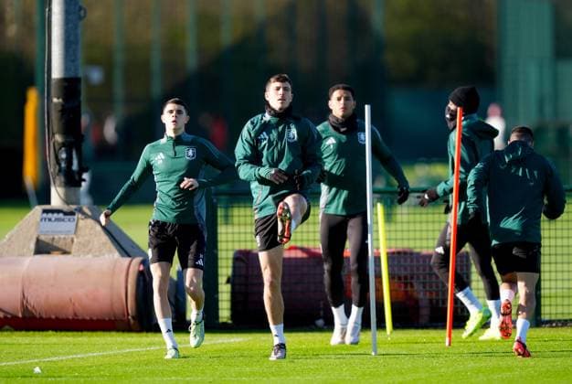 Football, CL, Aston Villa, Training