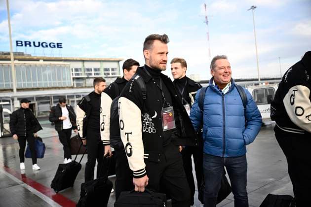 Celtic v Club Brugge - UEFA Champions League Media Activities 26 11 2024 BRUGGE, BELGIUM - NOVEMBER 26 : Mignolet Simon goalkeeper of Club Brugge pictured at the Ostend-Bruges airport before departure for the UEFA Champions League phase matchday 5 between Celtic and Club Brugge on November 26, 2024 in Brugge, Belgium, 26 11 2024 Brugge Belgium  Copyright: xPeterxDexVoechtx