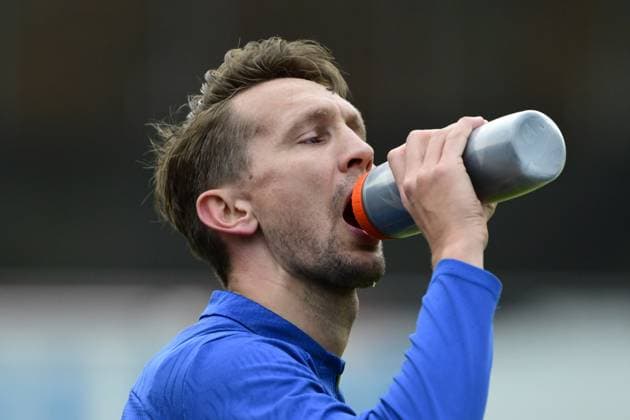 EINDHOVEN - PSV s Luuk de Jong during a training session ahead of tomorrow s Champions League match against Shachtar Donetsk. ANP OLAF KRAAK xVIxANPxSportx xxANPxIVx 514326225 originalFilename: 514326225.jpg