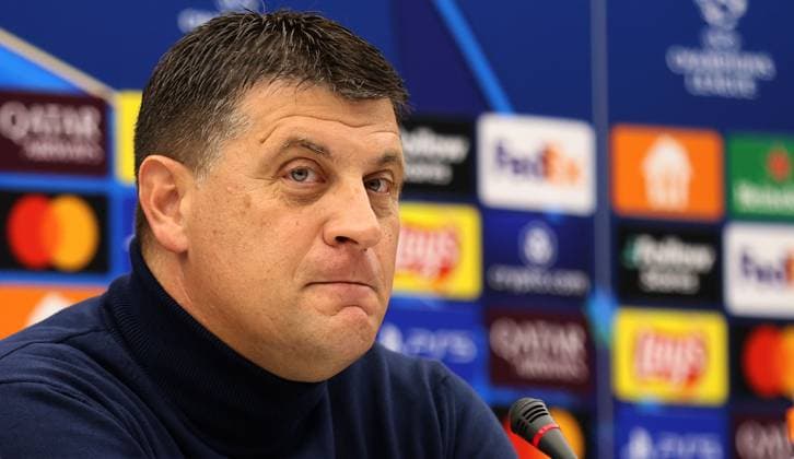 RECORD DATE NOT STATED 26.11.2024 Belgrade(Serbia) Vladan Milojevic FK Crvena Zvezda(FC Red Star) coach men s football at press conference, PK, Pressekonferenz day before champion s league match against VfB Stuttgart :S.Sandic