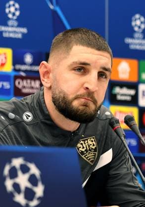 RECORD DATE NOT STATED 26.11.2024 Belgrade(Serbia) Jeff Chabot VfB Stuttgart men s football at press conference, PK, Pressekonferenz day before champions league match against FK Crvena Zvezda (Red Star) :S.Sandic