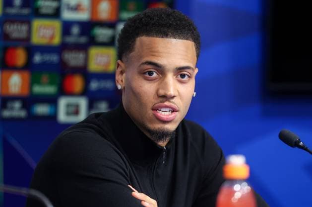 UEFA Chapmions League: Borussia Dortmund press Felix Nmecha of Borussia Dortmund speaks on a press conference, PK, Pressekonferenz at Maksimir Stadium in Zagreb, Croatia, on November 26, 2024.  IgorxKralj PIXSELL
