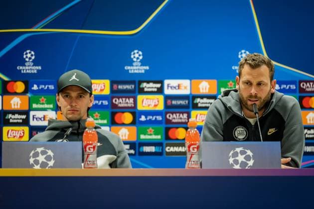 Football, CL, Sturm Graz, Press conference