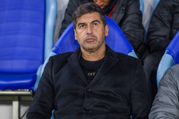 BRATYSLAWA 26.11.2024 LIGA MISTRZOW FAZA GRUPOWA SEZON 2024 2025 SLOVAN BRATYSLAWA - AC MILAN, BRATISLAVA CHAMPIONS LEAGUE LEAGUE PHASE SEASON 24 25 MATCH: SLOVAN BRATISLAVA - AC MILAN NZ COACH TRENER PAULO FONSECA FOT. JACEK STANISLAWEK 400mm.pl NEWSPIX.PL --- newspix.pl 
